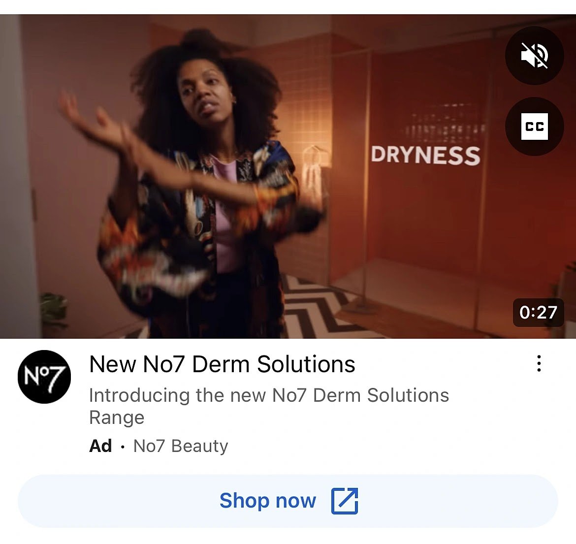 An ad on YouTube app homepage