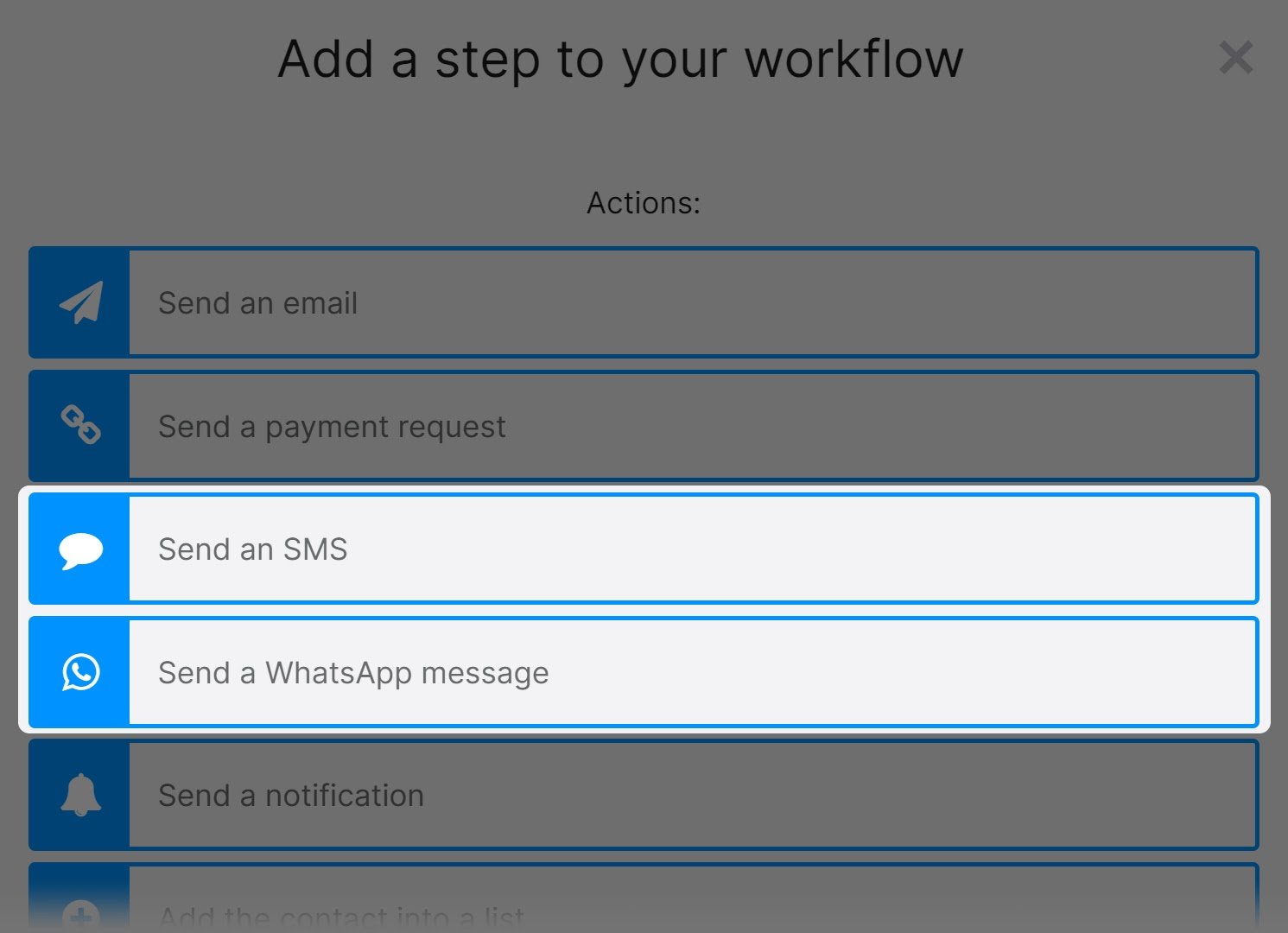 Whatsapp and SMS triggers in Brevo