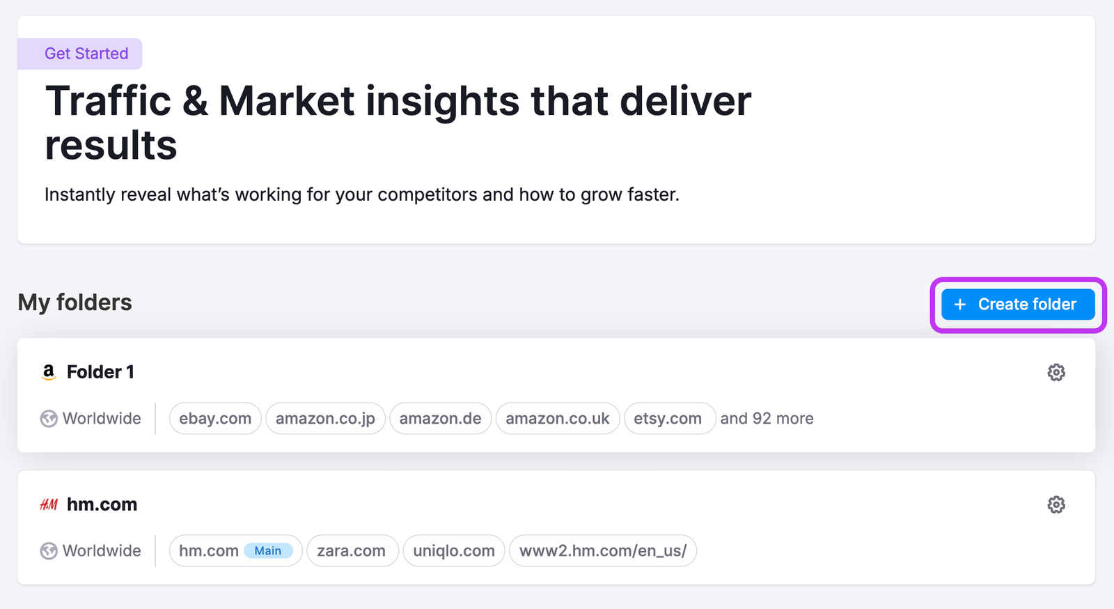 The Subfolders & Subdomains Dashboard image 2