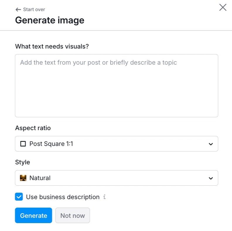 Generate multimedia content for social media image 20