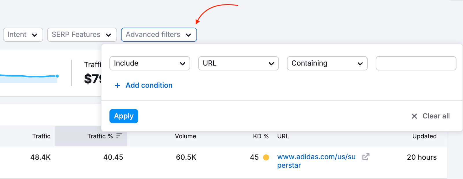 Organic Rankings Subdomains Report image 3